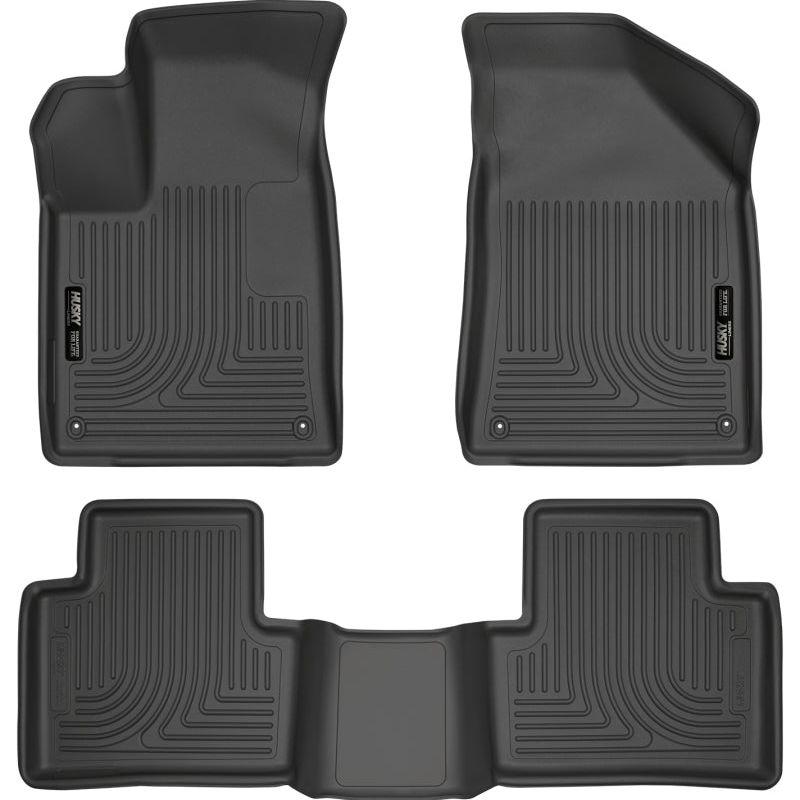 Husky Liners 99071 - HSL99071 - Husky Liners 15 Chrysler 200 Weatherbeater Black Front and Second Seat Floor Liners - Shipped in Europe - Tuningsupply.com