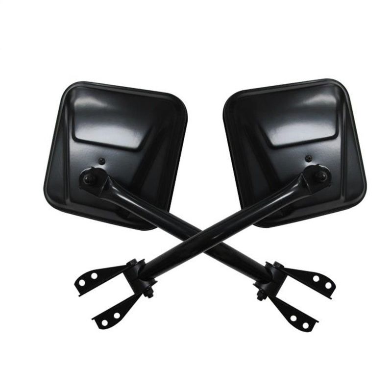 Rampage 7617 - RAM7617 - Rampage 1955-1983 Jeep CJ5 Side Mirrors - Black - Shipped in Europe - Tuningsupply.com