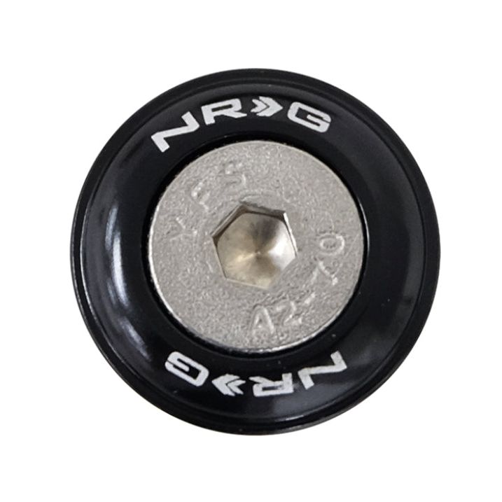 NRG FW-100BK - NRGFW-100BK - NRG Fender Washer Kit w/Rivets For Plastic (Black) - Set of 10 - Shipped in Europe - Tuningsupply.com