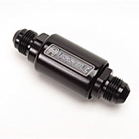 Russell 650103 - RUS650103 - Russell Performance Black Anodized (3-1/4in Length 1-1/4in dia. -8 male inlet/outlet) - Shipped in Europe - Tuningsupply.com