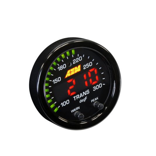 AEM 30-0302 - AEM30-0302 - AEM X-Series Temperature 100-300F Gauge Kit (ONLY Black Bezel and Water Temp. Faceplate) - Shipped in Europe - Tuningsupply.com