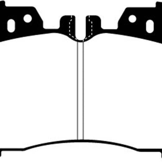 EBC DP31811C - EBCDP31811C - EBC 07+ Lexus LS460 4.6 Redstuff Front Brake Pads - Shipped in Europe - Tuningsupply.com