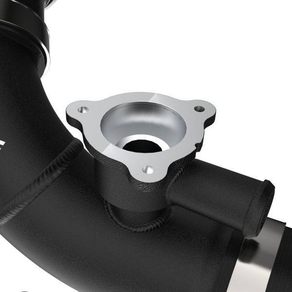 aFe 46-20568-B - AFE46-20568-B - aFe 2022 Toyota Tundra V6-3.5L (tt) BladeRunner 2.5in Aluminum Hot Charge Pipe - Black - Shipped in Europe - Tuningsupply.com