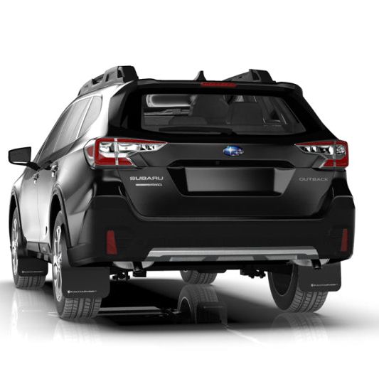 Rally Armor MF66-UR-BLK/GRY - RALMF66-UR-BLK/GRY - Rally Armor 20-25 Subaru Outback Black UR Mud Flap w/Grey Logo - Shipped in Europe - Tuningsupply.com