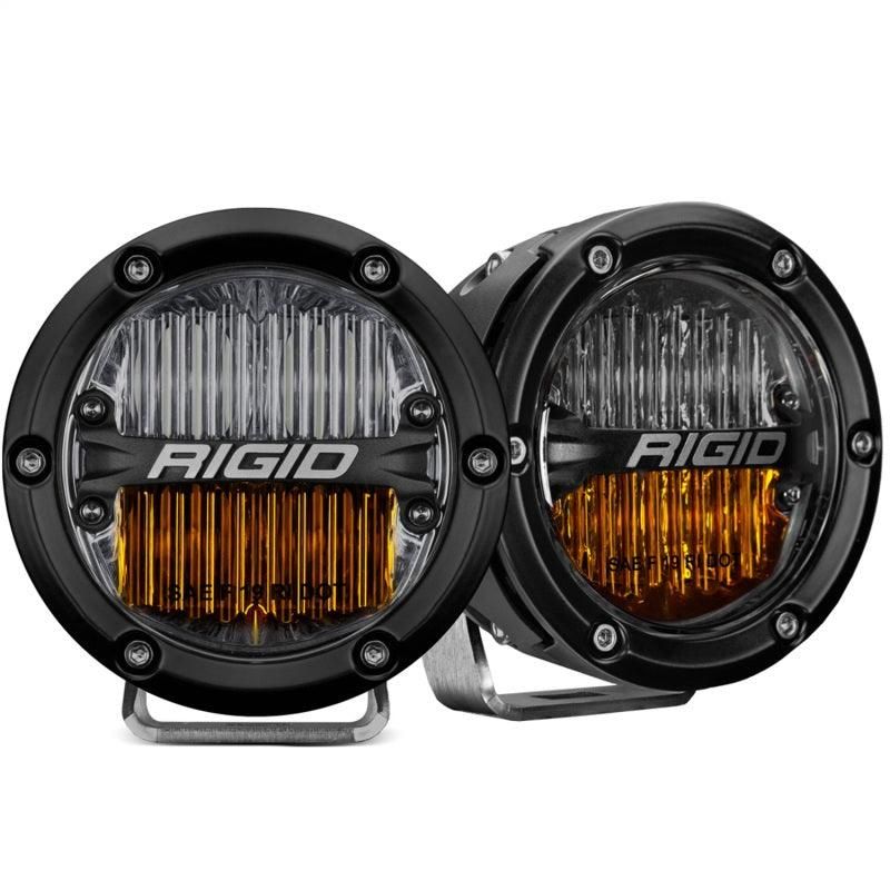 Rigid Industries 36122 - RIG36122 - Rigid Industries 360-Series SAE Fog Yellow/White Pair - Shipped in Europe - Tuningsupply.com