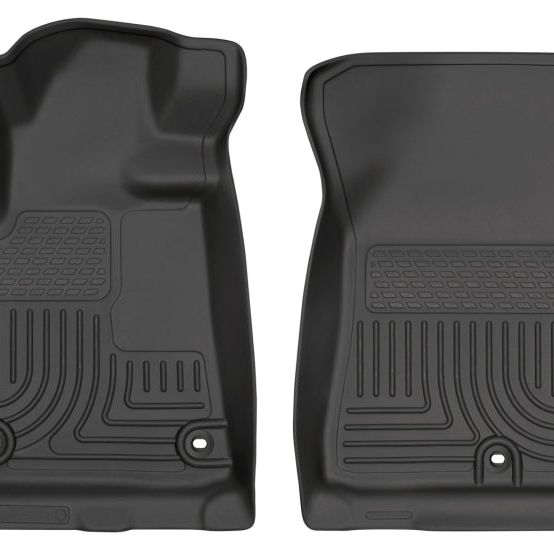 Husky Liners 18561 - HSL18561 - Husky Liners 12-13 Toyota Tundra Weatherbeater Black Front Floor Liners - Shipped in Europe - Tuningsupply.com