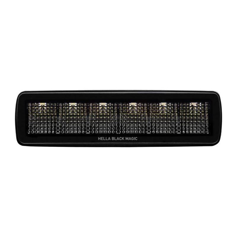 Hella LA358176201 - HELLA358176201 - Hella Universal Black Magic 6 L.E.D. Mini Light Bar - Flood Beam - Shipped in Europe - Tuningsupply.com