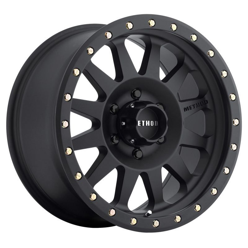 Method Wheels MR30478560500 - MRWMR30478560500 - Method MR304 Double Standard 17x8.5 0mm Offset 6x5.5 108mm CB Matte Black Wheel - Shipped in Europe - Tuningsupply.com