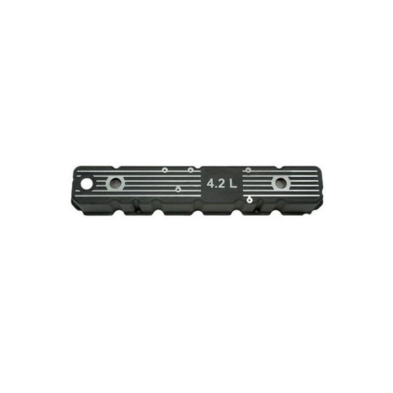 OMIX 17401.08 - OMI17401.08 - Omix Blk Alum Valve Cover 4.2L Logo 80-91 Jeep Models - Shipped in Europe - Tuningsupply.com