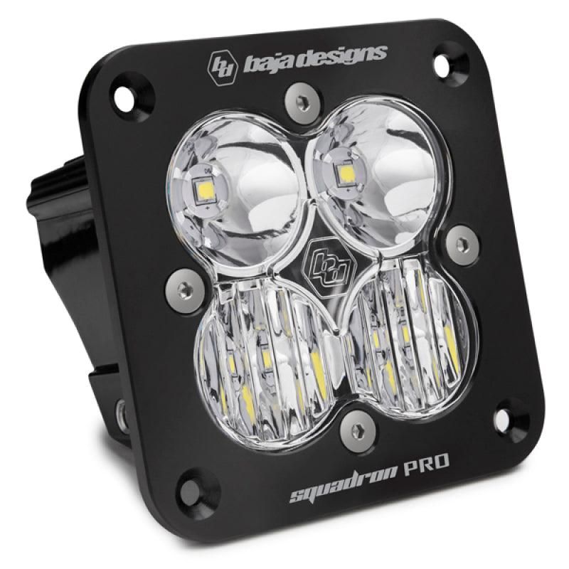 Baja Designs 491003 - BAJ491003 - Baja Designs Squadron Pro Driving/Combo Pattern Flush Mount Black LED Light Pod - Clear - Shipped in Europe - Tuningsupply.com