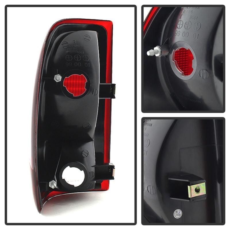 SPYDER 9028762 - SPY9028762 - xTune Dodge Dakota 1997-2004 OEM Style Tail Lights -Red Smoked ALT-JH-DDAK97-OE-RSM - Shipped in Europe - Tuningsupply.com