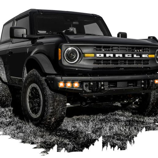 ORACLE Lighting 5890-005 - ORL5890-005 - Oracle High 21-22 Ford Bronco Triple LED Fog Light kit for Steel Bumper - Shipped in Europe - Tuningsupply.com