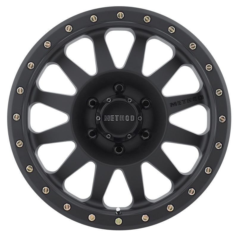 Method Wheels MR30478560500 - MRWMR30478560500 - Method MR304 Double Standard 17x8.5 0mm Offset 6x5.5 108mm CB Matte Black Wheel - Shipped in Europe - Tuningsupply.com