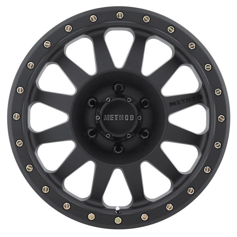 Method Wheels MR30468060500 - MRWMR30468060500 - Method MR304 Double Standard 16x8 0mm Offset 6x5.5 108mm CB Matte Black Wheel - Shipped in Europe - Tuningsupply.com