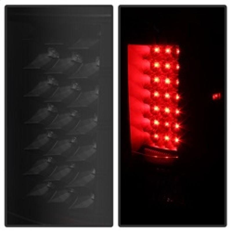 SPYDER 5077493 - SPY5077493 - xTune Chevy Silverado 07-13 LED Tail Lights Black Smoke ALT-JH-CS07-LED-BKSM - Shipped in Europe - Tuningsupply.com