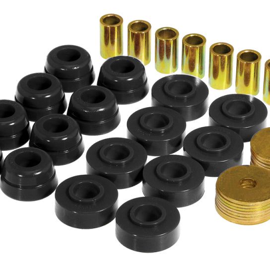Prothane 7-133-BL - PRO7-133-BL - Prothane 73-82 Chevy Corvette Body Mount Kit - Black - Shipped in Europe - Tuningsupply.com
