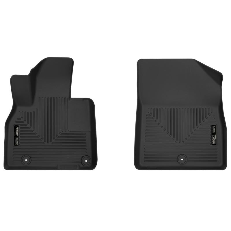 Husky Liners 55231 - HSL55231 - Husky Liners 2020 Kia Telluride X-Act Contour Front Black Floor Liners - Shipped in Europe - Tuningsupply.com
