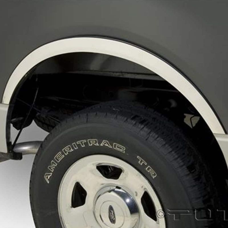 Putco 97211 - PUT97211 - Putco 87-96 Ford F-150 - Full Stainless Steel Fender Trim - Shipped in Europe - Tuningsupply.com