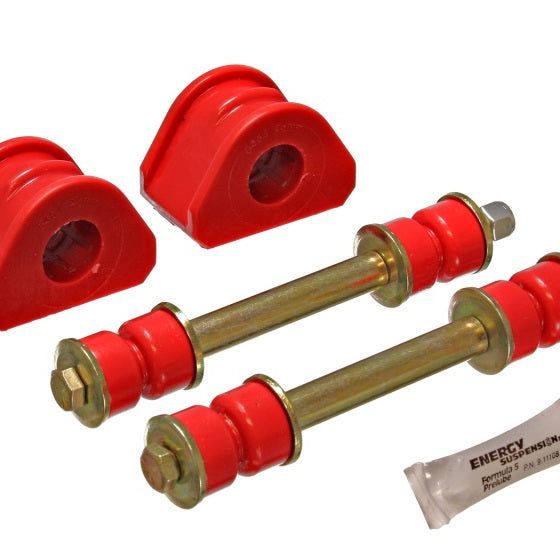 Energy Suspension 4.5154R - ENG4.5154R - Energy Suspension 97-03 Ford F150 4wd/F250 Light Duty 4WD Red 27mm Front Sway Bar Bushing Set - Shipped in Europe - Tuningsupply.com