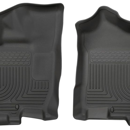 Husky Liners 13601 - HSL13601 - Husky Liners 2016 Nissan Titan XD Crew Cab WeatherBeater Front Row Black Floor Liners - Shipped in Europe - Tuningsupply.com