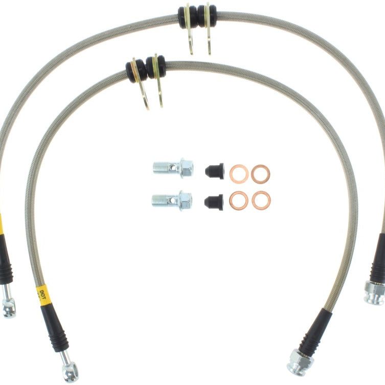 Stoptech 950.40008 - STO950.40008 - StopTech 00-05 Honda S2000 Front SS Brake Lines - Shipped in Europe - Tuningsupply.com