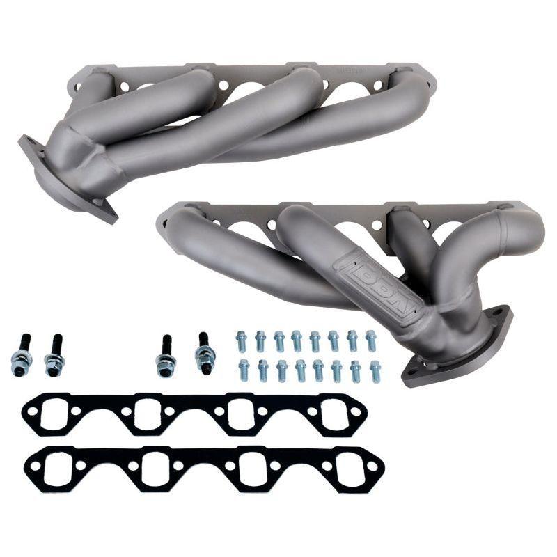 BBK 3510 - BBK3510 - BBK 87-95 Ford F150 Truck 5.0 302 Shorty Unequal Length Exhaust Headers - 1-5/8 Titanium Ceramic - Shipped in Europe - Tuningsupply.com