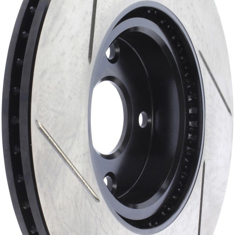 Stoptech 126.45092SL - STO126.45092SL - StopTech 16-17 Mazda MX-5 Front Driver Side Slotted Sport Brake Rotor - Shipped in Europe - Tuningsupply.com