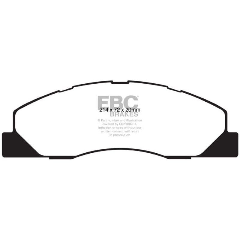 EBC DP61847 - EBCDP61847 - EBC 09-11 Dodge Ram 2500 Pick-up 5.7 2WD/4WD Greenstuff Front Brake Pads - Shipped in Europe - Tuningsupply.com