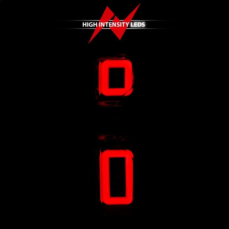 ANZO 311416 - ANZ311416 - ANZO 19-21 Chevy Silverado Full LED Taillights Chrome Housing Red/Clear Lens G2 (w/C light Bars) - Shipped in Europe - Tuningsupply.com