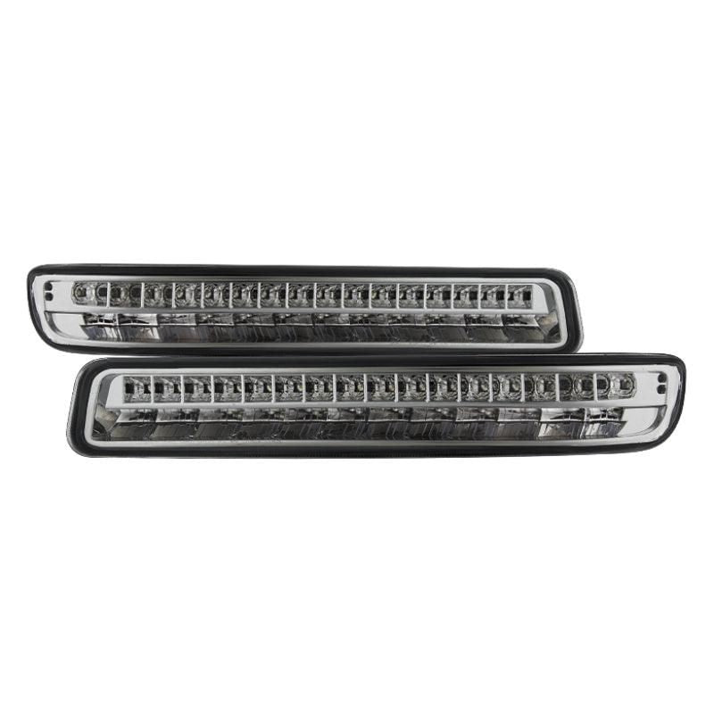 SPYDER 9029318 - SPY9029318 - xTune 99-06 GMC Sierra (Excl Denali) Full LED Bumper Lights - Chrome (CBL-GSI99-LED-C) - Shipped in Europe - Tuningsupply.com
