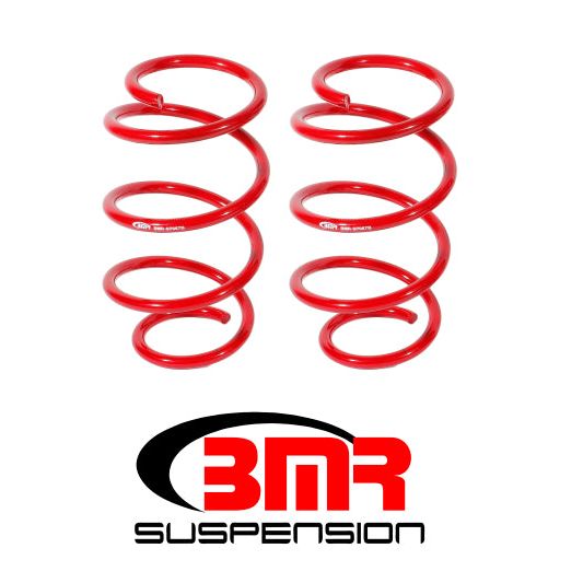 BMR Suspension SP087R - BMRSP087R - BMR 15-17 S550 Mustang Front Drag Version Lowering Springs - Red - Shipped in Europe - Tuningsupply.com
