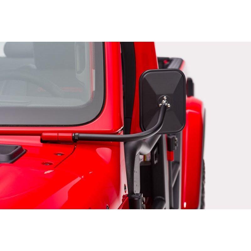 Rugged Ridge 11025.24 - RUG11025.24 - Rugged Ridge 18-20 Jeep Wrangler JL/JT Rectangular Trail Mirror - Shipped in Europe - Tuningsupply.com