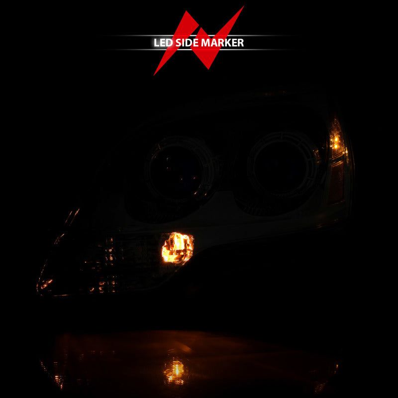 ANZO 111472 - ANZ111472 - ANZO 2001-2005 Chrysler Pt Cruiser Crystal Headlight Chrome Amber (OE) - Shipped in Europe - Tuningsupply.com