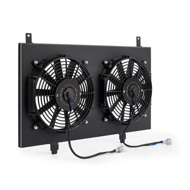 Mishimoto 03-06 Nissan 350Z Aluminum Fan Shroud Black-tuningsupply.com