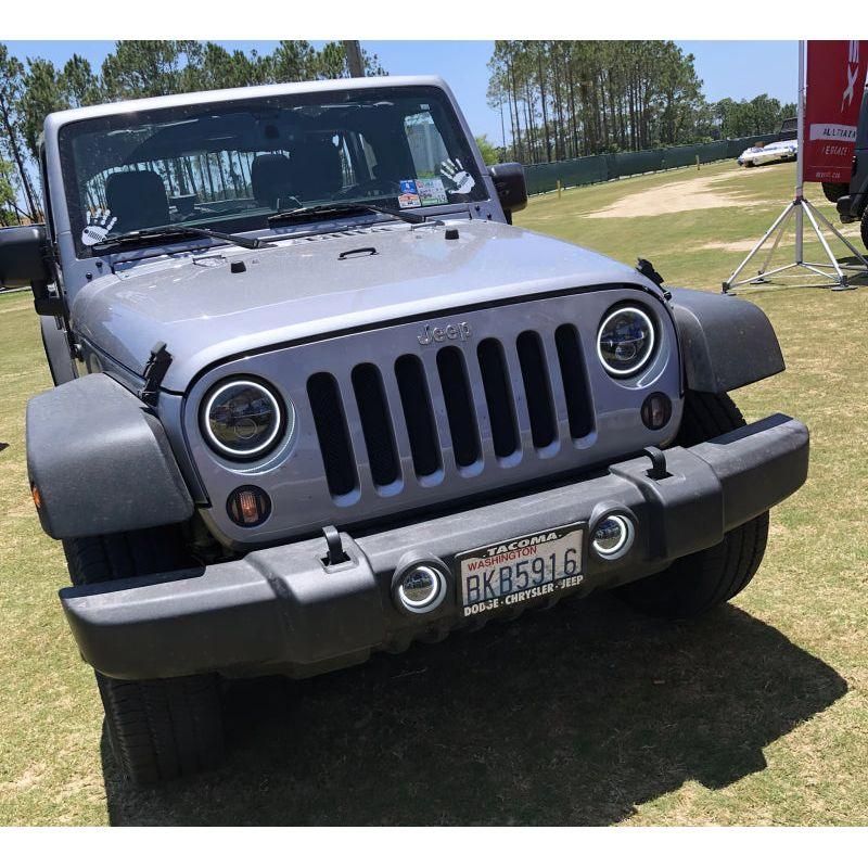 ORACLE Lighting 5769-001 - ORL5769-001 - Oracle 7in High Powered LED Headlights - Black Bezel - White - Shipped in Europe - Tuningsupply.com