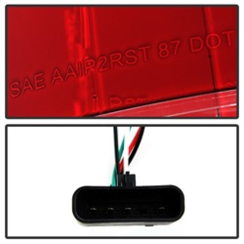 SPYDER 5001375 - SPY5001375 - Spyder Chevy C/K Series 1500 88-98/Blazer 92-94 LED Tail Lights Red Clear ALT-YD-CCK88-LED-RC - Shipped in Europe - Tuningsupply.com