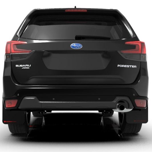 Rally Armor MF52-UR-BLK/RD - RALMF52-UR-BLK/RD - Rally Armor 19-21 Subaru Forester Black UR Mud Flap w/ Red Logo - Shipped in Europe - Tuningsupply.com