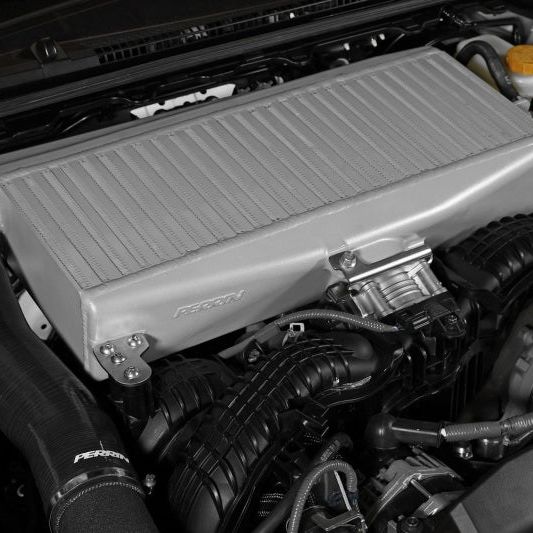 Perrin Performance PSP-ITR-330SL - PERPSP-ITR-330SL - PERRIN 22-25 Subaru WRX / 19-25 Ascent / 20-25 Outback & Legacy Turbo Top Mount Intercooler - Silver - Shipped in Europe - Tuningsupply.com
