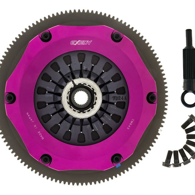 Exedy FM022SDF - EXEFM022SDF - Exedy 04-17 Subaru WRX STI EJ255/EJ257 2.5L Twin-Organic Clutch Kit - Shipped in Europe - Tuningsupply.com