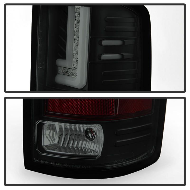 SPYDER 5080707 - SPY5080707 - Spyder GMC Sierra 14-16 LED Tail Lights Black Smoke ALT-YD-GS14-LBLED-BSM - Shipped in Europe - Tuningsupply.com
