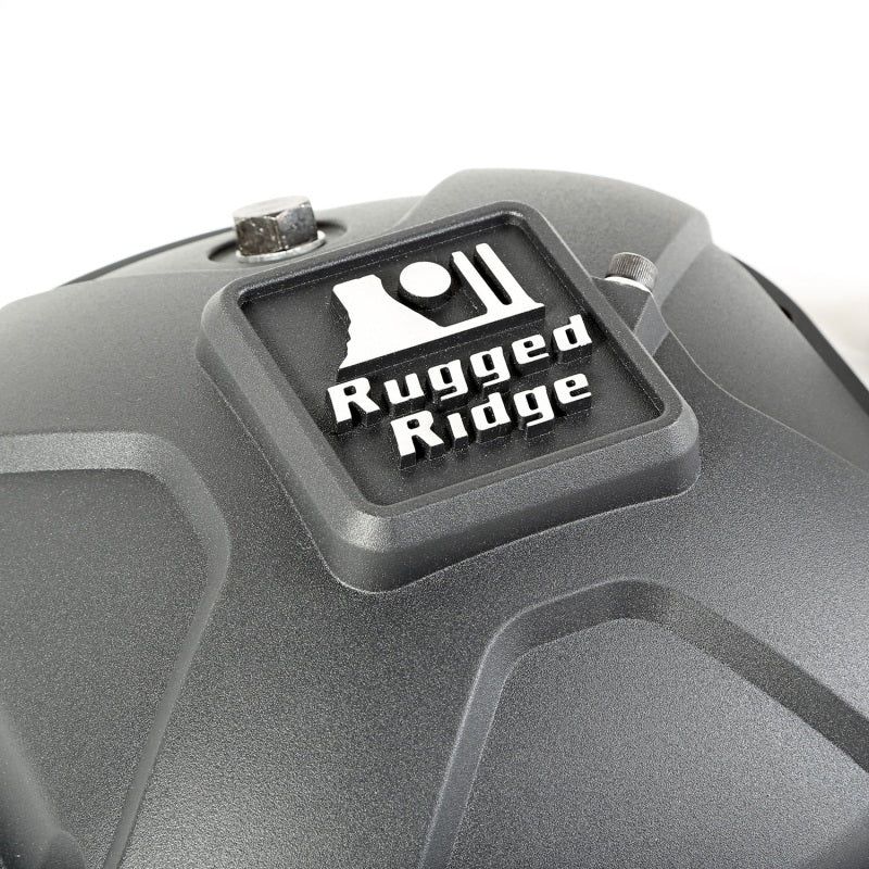 Rugged Ridge 16595.13 - RUG16595.13 - Rugged Ridge Boulder Aluminum Differential Cover Dana 30 Black - Shipped in Europe - Tuningsupply.com