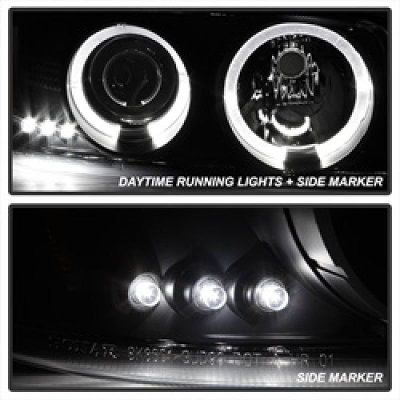 SPYDER 5009357 - SPY5009357 - Spyder GMC Sierra 1500/2500/3500 99-06 Projector Headlights LED Halo LED Black PRO-YD-CDE00-HL-BK - Shipped in Europe - Tuningsupply.com