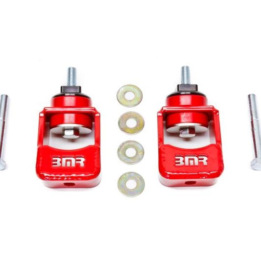 BMR Suspension MM004R - BMRMM004R - BMR 10-15 5th Gen Camaro Motor Mount Kit (Polyurethane) - Red (Spacers Not Included) - Shipped in Europe - Tuningsupply.com