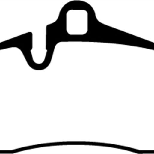 EBC DP41474R - EBCDP41474R - EBC 11-15 Audi Q7 3.0 Supercharged Yellowstuff Rear Brake Pads - Shipped in Europe - Tuningsupply.com