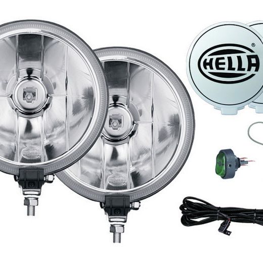 Hella LA005750941 - HELLA005750941 - Hella 500FF 12V/55W Halogen Driving Lamp Kit - Shipped in Europe - Tuningsupply.com
