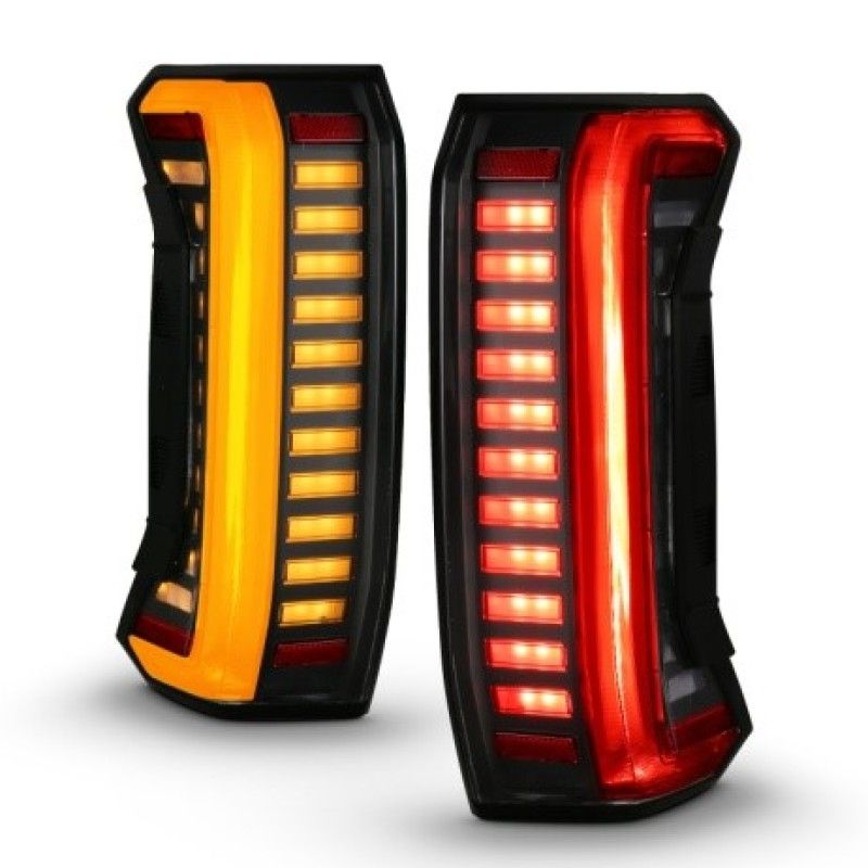 ANZO 311454X - ANZ311454X - ANZO 22-24 Toyota Tundra (Does Not Fit LED Seq. Models) Z-Series Full LED Tail Lights - Pair - Shipped in Europe - Tuningsupply.com