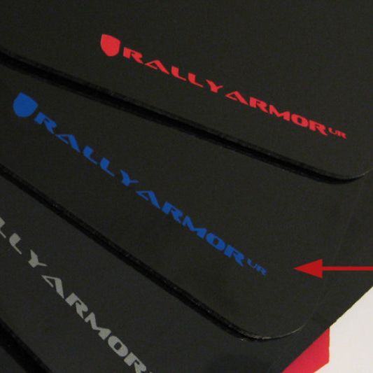 Rally Armor MF1-UR-BLK/BL - RALMF1-UR-BLK/BL - Rally Armor 02-07 Subaru WRX/STI/RS/2.5i (Wagons Req. Mod.) Black UR Mud Flap w/Blue Logo - Shipped in Europe - Tuningsupply.com