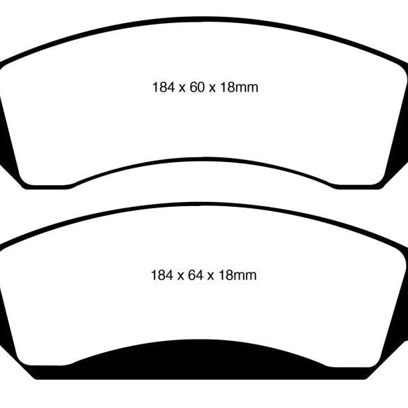 EBC UD1363 - EBCUD1363 - EBC 09-14 Cadillac Escalade 6.0 Hybrid Ultimax2 Front Brake Pads - Shipped in Europe - Tuningsupply.com