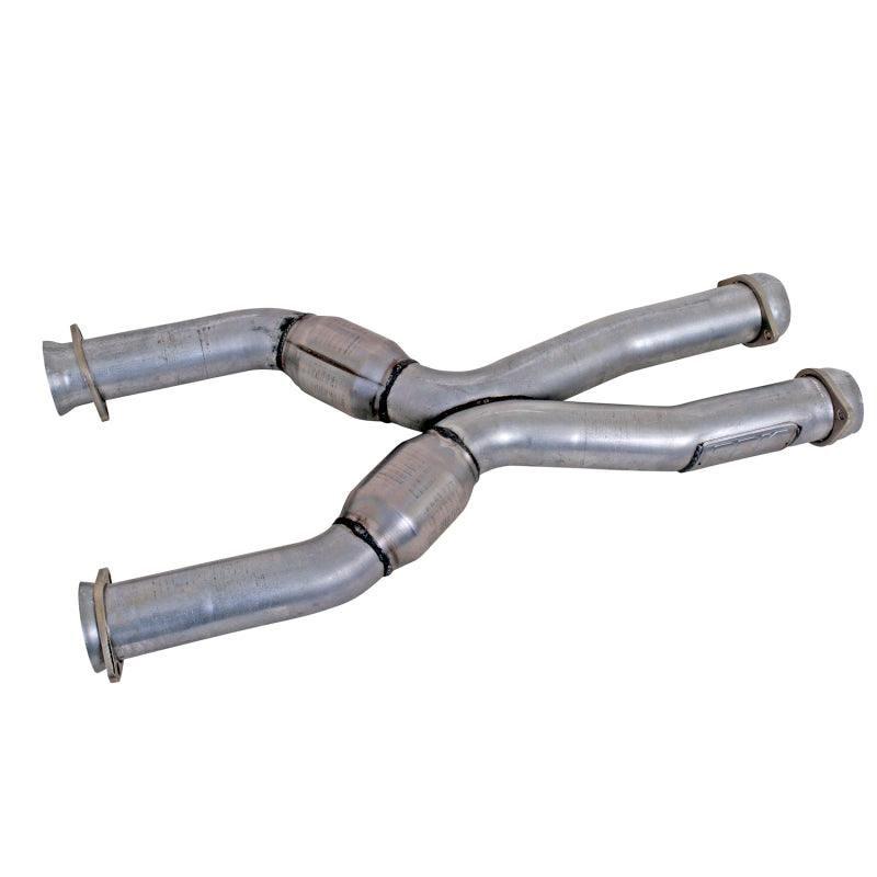 BBK 1786 - BBK1786 - BBK 79-04 Mustang Coyote Swap Short Mid X Pipe w Catalytic Converters 3.0 For BBK Long Tube Headers - Shipped in Europe - Tuningsupply.com