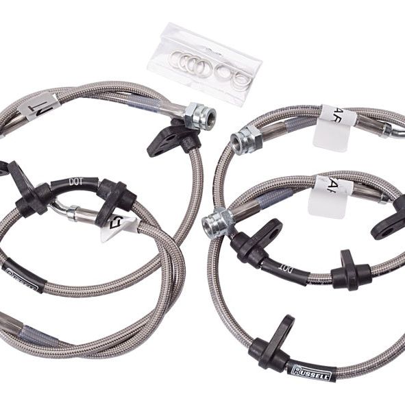 Russell 684550 - RUS684550 - Russell Performance 88-91 Honda Civic EX/ Si / CRX Si Brake Line Kit - Shipped in Europe - Tuningsupply.com